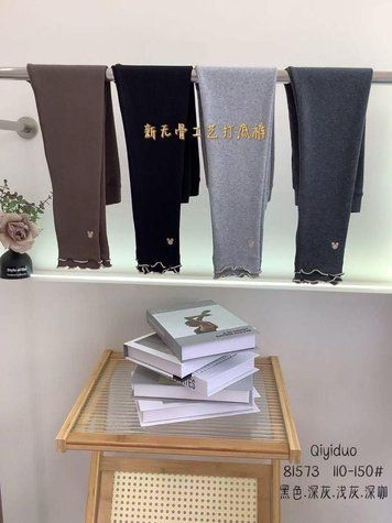 5 шт.|Лосины, Китай, рюши на манжетах, нашивка сердечко, 110-150 размер