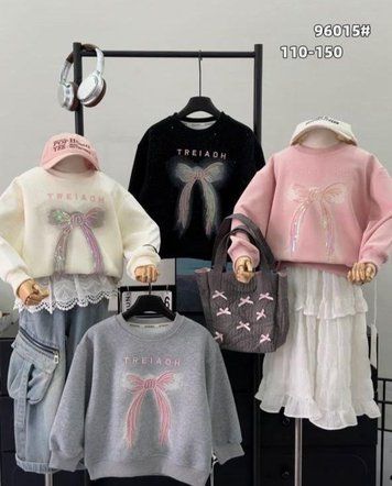 5 шт.|Толстовка с принтом, Китай, один цвет в упаковке, 110-150 розмір 96015 &mdash; Melorina