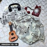 5 шт.|Сорочка, однотонна з принтом, Китай, 90-130, 90-130 розмір 26029 &mdash; Melorina