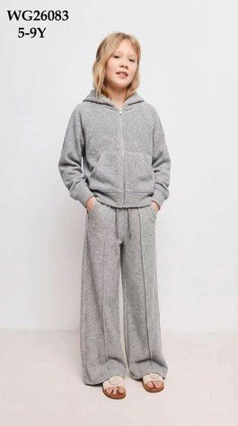 4 шт.|Спортивный костюм, серый, с капюшоном, на молнии, Китай, 5-9 років 26083 &mdash; Melorina