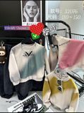 5 шт.|Батник трьохнитка начіс, Китай фабричний, колір розводами, з написом, один колір в упаковці 110-150 розмір #32076 &mdash; Melorina