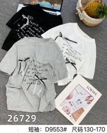 5 шт.|Футболка з принтом, Китай, 130-170 розмір, 130-170 розмір, 6-14 років 9553 &mdash; Melorina