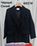 5 шт.|Піджак двубортний, чорний, Китай, 130-170 розмір  6827 &mdash; Melorina