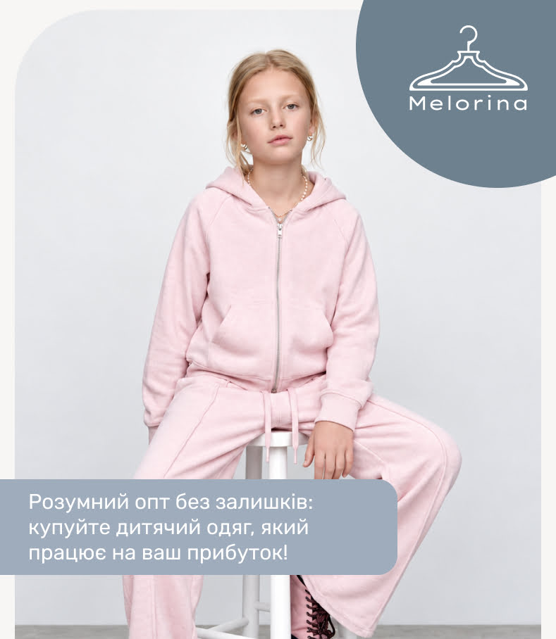 Асортимент дитячого одягу оптом Melorina